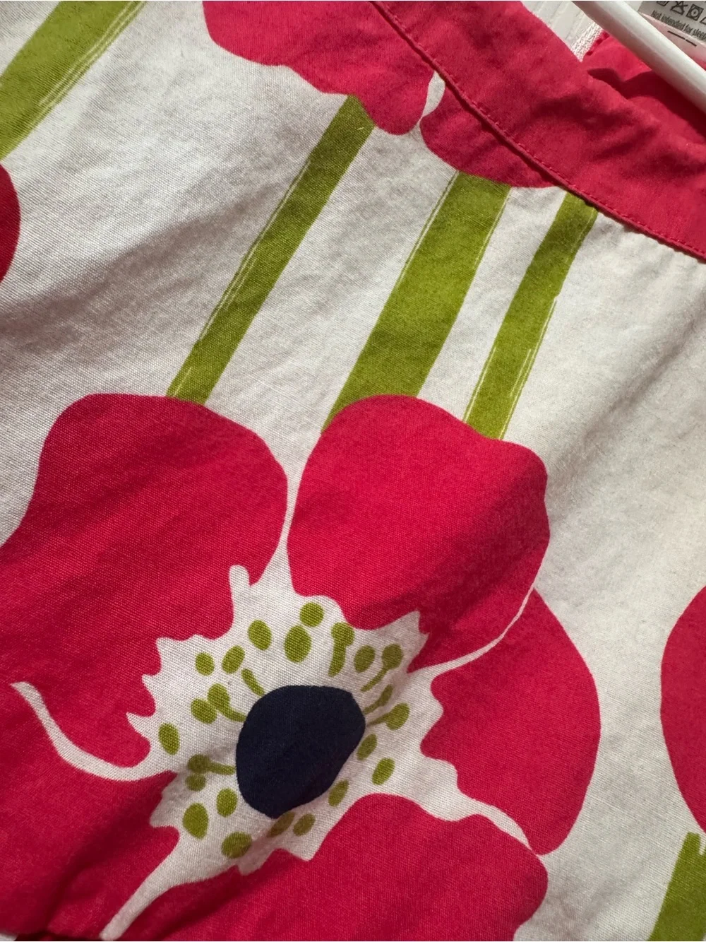 Gymboree Hot Pink Floral Tie-Waist Dress